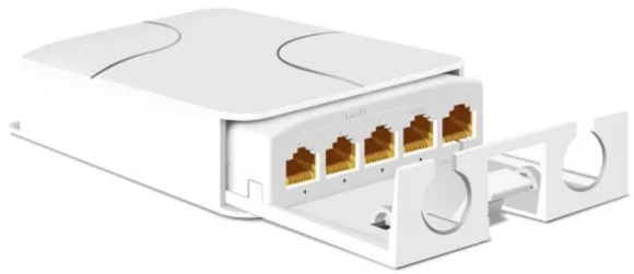 Tinklo įrenginį HiSmart PoE Extender 100m White