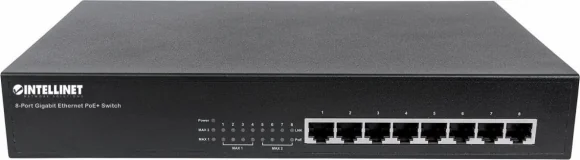 Tinklo įrenginį Intellinet _948363 Intellinet Switch 8p Giga POE