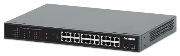 Tinklo įrenginį Intellinet Switch 24x RJ45 Gigabit POE+