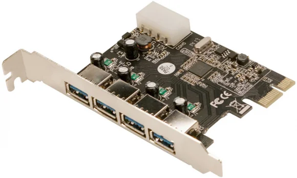 Tinklo įrenginį Logilink 4x USB 3.0 PCIe