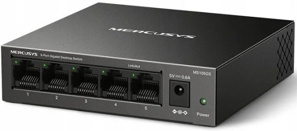 Tinklo įrenginį Mercusys MS105GS