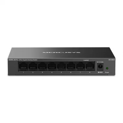 Tinklo įrenginį Mercusys MS108GS 8-Port Gigabit Desktop Switch