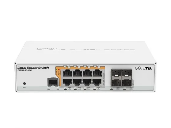 Tinklo įrenginį Mikrotik Tinklo jungiklis CRS112-8P-4S-IN