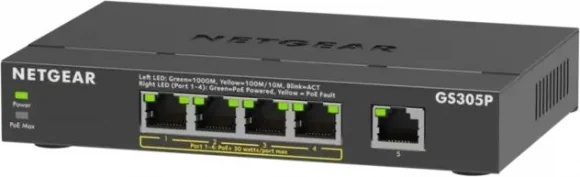Tinklo įrenginį Netgear GS305P 5-port