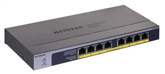 Tinklo įrenginį Netgear Jungiklis GS108PP 8xGE PoE/ PoE+