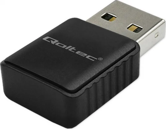 Tinklo įrenginį Qoltec DUAL mini WiFi 2x2dBi AC 1300Mbps