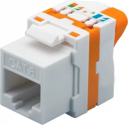 Tinklo įrenginį Techly _5248234 Techly Techly 028573 Keystone RJ45 UTP Cat6 samozaciskowy, do