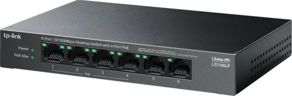 Tinklo įrenginį Tp-Link LS106LP Black