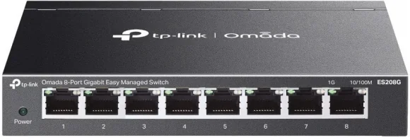 Tinklo įrenginį Tp-Link Omada ES208G Black
