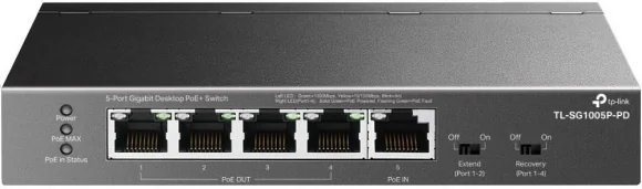 Tinklo įrenginį Tp-Link TL-SG1005P-PD