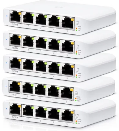 Tinklo įrenginį Ubiquiti USW-Flex-Mini-5 White