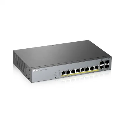 Tinklo įrenginį ZYXEL Komutatorius GS1350-12HP 10xGBe 2xSFP PoE