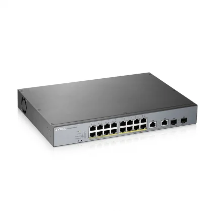 Tinklo įrenginį ZYXEL Komutatorius GS1350-18HP 16xGBe 2xSFP PoE