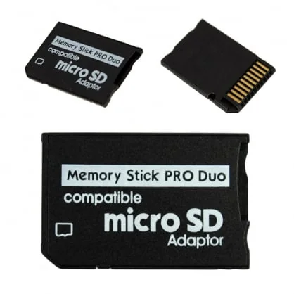 USB raktas Riff Memory Stick Pro Duo - MicroSD SDHC TF card adapter
