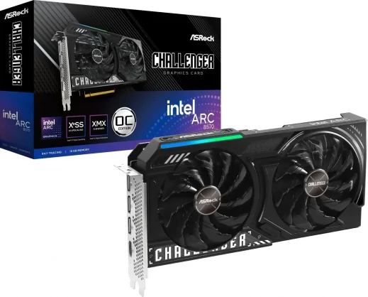 Vaizdo plokštė Asrock Arc B570 Challenger OC 10GB GDDR6 160bit
