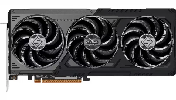 Vaizdo plokštė Asrock Radeon RX9070 GRE Steel Legend Dark OC 12GB GDDR6 192bit
