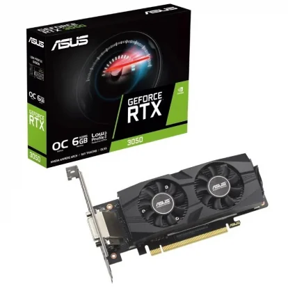 Vaizdo plokštė Asus GeForce RTX 3050 LP BRK OC 6GB GDDR6 96bit