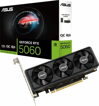Vaizdo plokštė Asus GeForce RTX 5060 LP BRK OC 8GB GDDR7 128bit