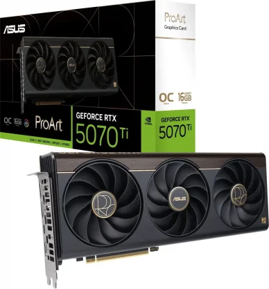 Vaizdo plokštė Asus GeForce RTX 5070 Ti ProArt OC 16GB GDDR7 256bit