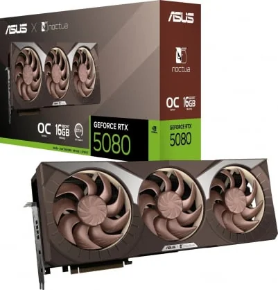 Vaizdo plokštė Asus GeForce RTX 5080 Noctua OC 16GB GDDR7 256bit