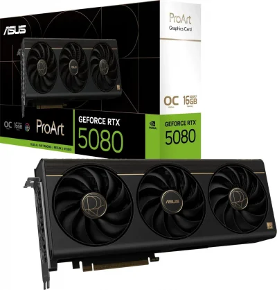 Vaizdo plokštė Asus GeForce RTX 5080 ProArt OC 16GB GDDR7 256bit