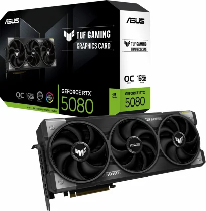 Vaizdo plokštė Asus GeForce RTX 5080 TUF Gaming OC 16GB GDDR7 256bit