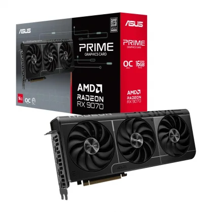 Vaizdo plokštė Asus Prime RX9070 O16G AMD Radeon RX 9070 16 GB GDDR6