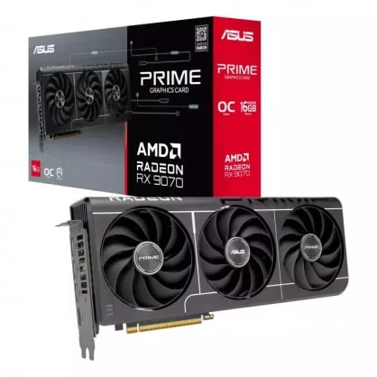 Vaizdo plokštė Asus Radeon RX 9070 Prime EVO OC 16GB GDDR6 256bit