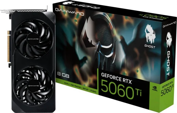Vaizdo plokštė Gainward GeForce RTX 5060 Ti Ghost 8GB GDDR7 128bit