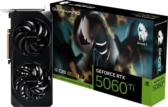 Vaizdo plokštė Gainward GeForce RTX 5060 Ti Ghost OC 8GB GDDR7 128bit
