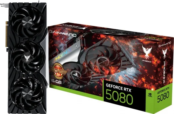 Vaizdo plokštė Gainward GeForce RTX 5080 Phoenix GS 16GB GDDR7 256bit