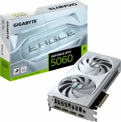 Vaizdo plokštė Gigabyte GeForce RTX 5060 Eagle OC Ice 8GB GDDR7 128bit
