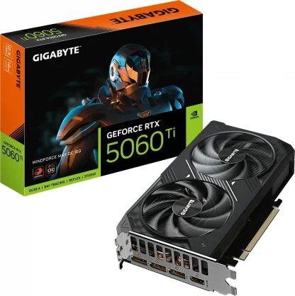 Vaizdo plokštė Gigabyte GeForce RTX 5060 Ti WindForce Max OC 8GB GDDR7 128bit