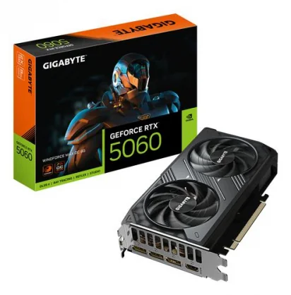 Vaizdo plokštė Gigabyte GeForce RTX 5060 WINDFORCE MAX OC 8G GDDR7 DLSS4 128bitr