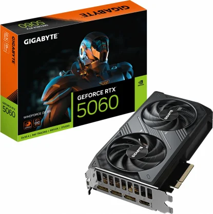 Vaizdo plokštė Gigabyte GeForce RTX 5060 Windforce OC 8GB GDDR7 128bit