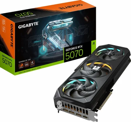 Vaizdo plokštė Gigabyte GeForce RTX 5070 Gaming OC 12GB GDDR7 192bit
