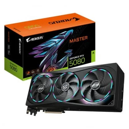 Vaizdo plokštė Gigabyte GeForce RTX 5080 AORUS MASTER 16GB