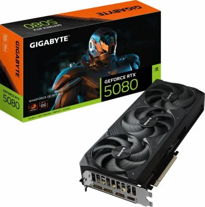 Vaizdo plokštė Gigabyte GeForce RTX 5080 Windforce OC SFF 16GB GDDR7 256bit