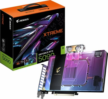 Vaizdo plokštė Gigabyte GeForce RTX 5090 Xtreme Waterforce WB 32GB GDDR7 512bit