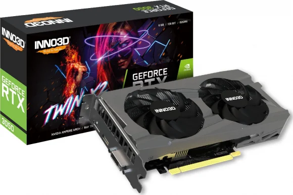 Vaizdo plokštė Inno3D GeForce RTX 3050 Twin X2 V2 Special 6GB GDDR6 96bit