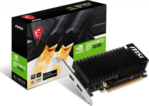 Vaizdo plokštė MSI GeForce GT 1030 4GHD4 LP OC 4GB GDDR4 64bit