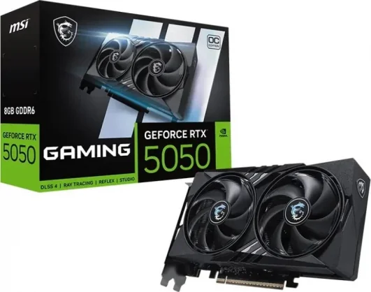 Vaizdo plokštė MSI GeForce RTX 5050 Gaming OC 8GB GDDR6 128bit