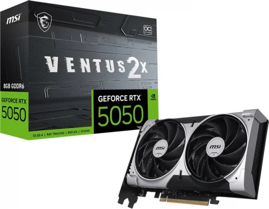 Vaizdo plokštė MSI GeForce RTX 5050 VENTUS 2X OC 8GB GDDR6 128bit