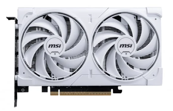 Vaizdo plokštė MSI GeForce RTX 5060 8G VENTUS 2X OC WHITE NVIDIA 8 GB GDDR7