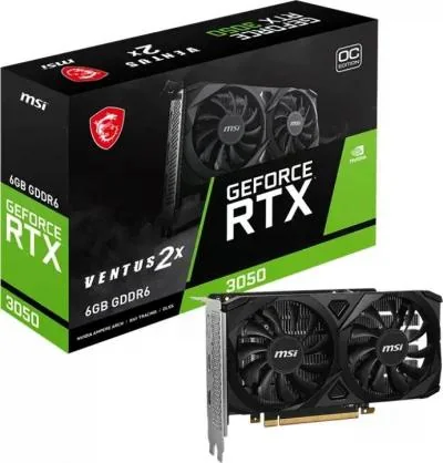 Vaizdo plokštė MSI RTX3050 6GB Ventus 2X E OC