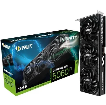 Vaizdo plokštė Palit GeForce RTX 5060 Ti Infinity 3 16GB GDDR7 DLSS4 128bit