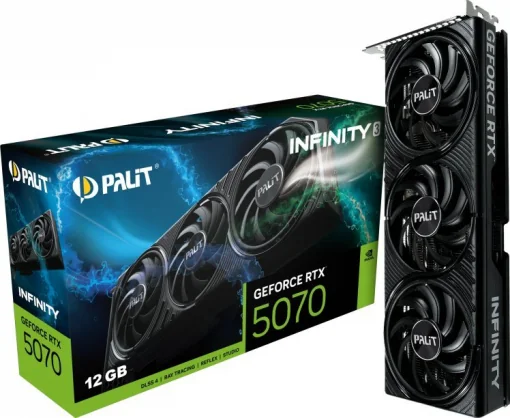 Vaizdo plokštė Palit GeForce RTX 5070 Infinity 3 12GB GDDR7 192bit