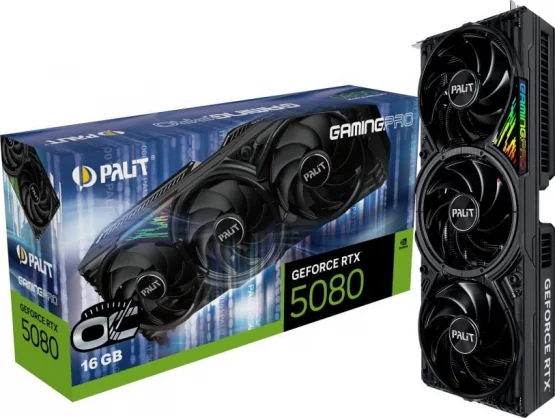 Vaizdo plokštė Palit GeForce RTX 5080 GamingPro OC 16GB GDDR7 256bit
