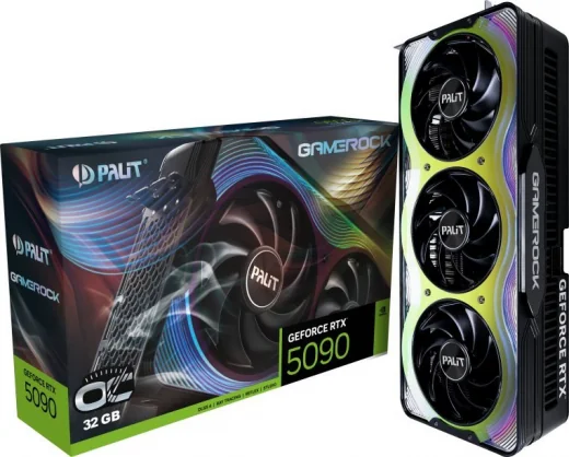 Vaizdo plokštė Palit GeForce RTX 5090 GameRock OC 32GB GDDR7 512bit