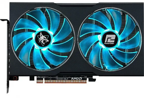Vaizdo plokštė PowerColor Radeon RX 7600 Hellhound 8GB GDDR6 128bit